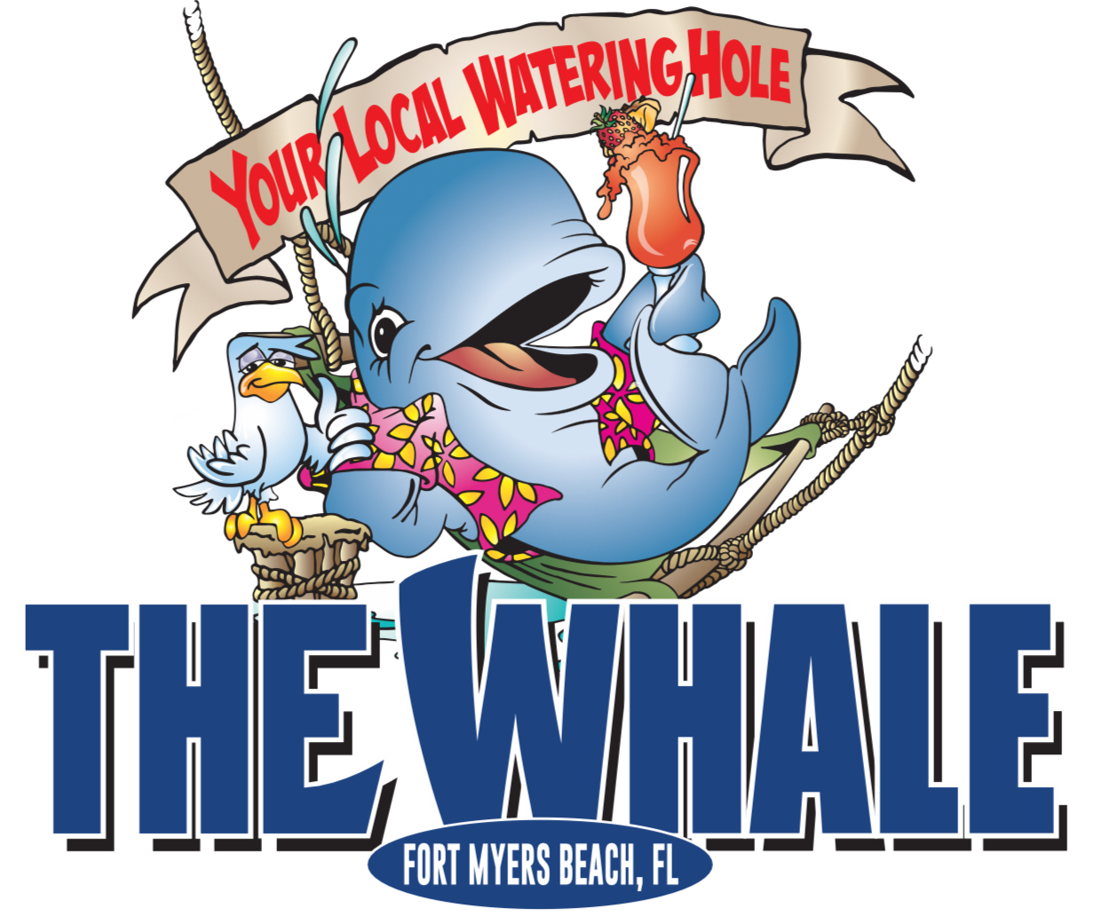 whale Logo Logo for The Whale: Your local watering hole.